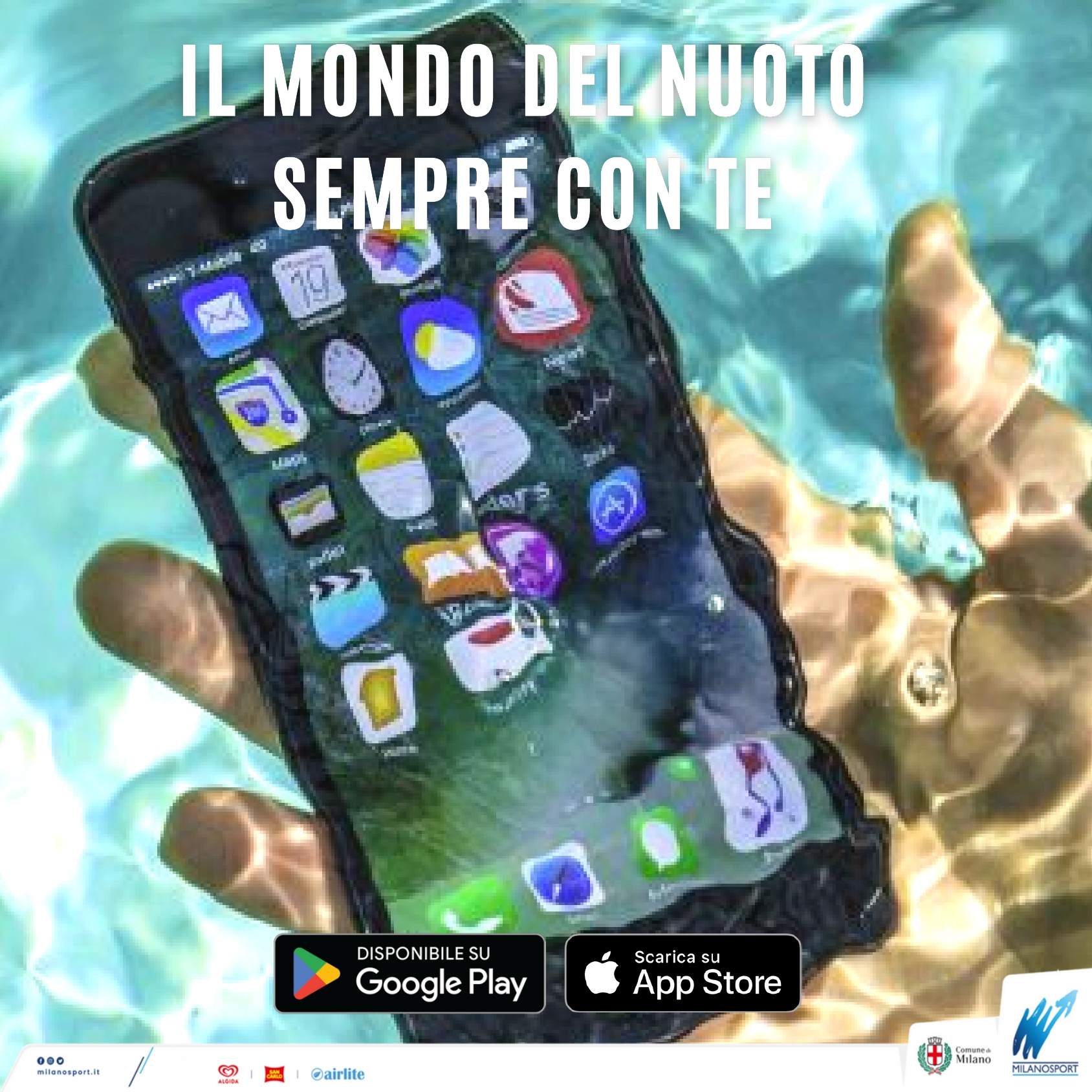 IL MONDO DEL NUOTO E' A PORTATA DI MANO CON LA NOSTRA NUOVA APP!